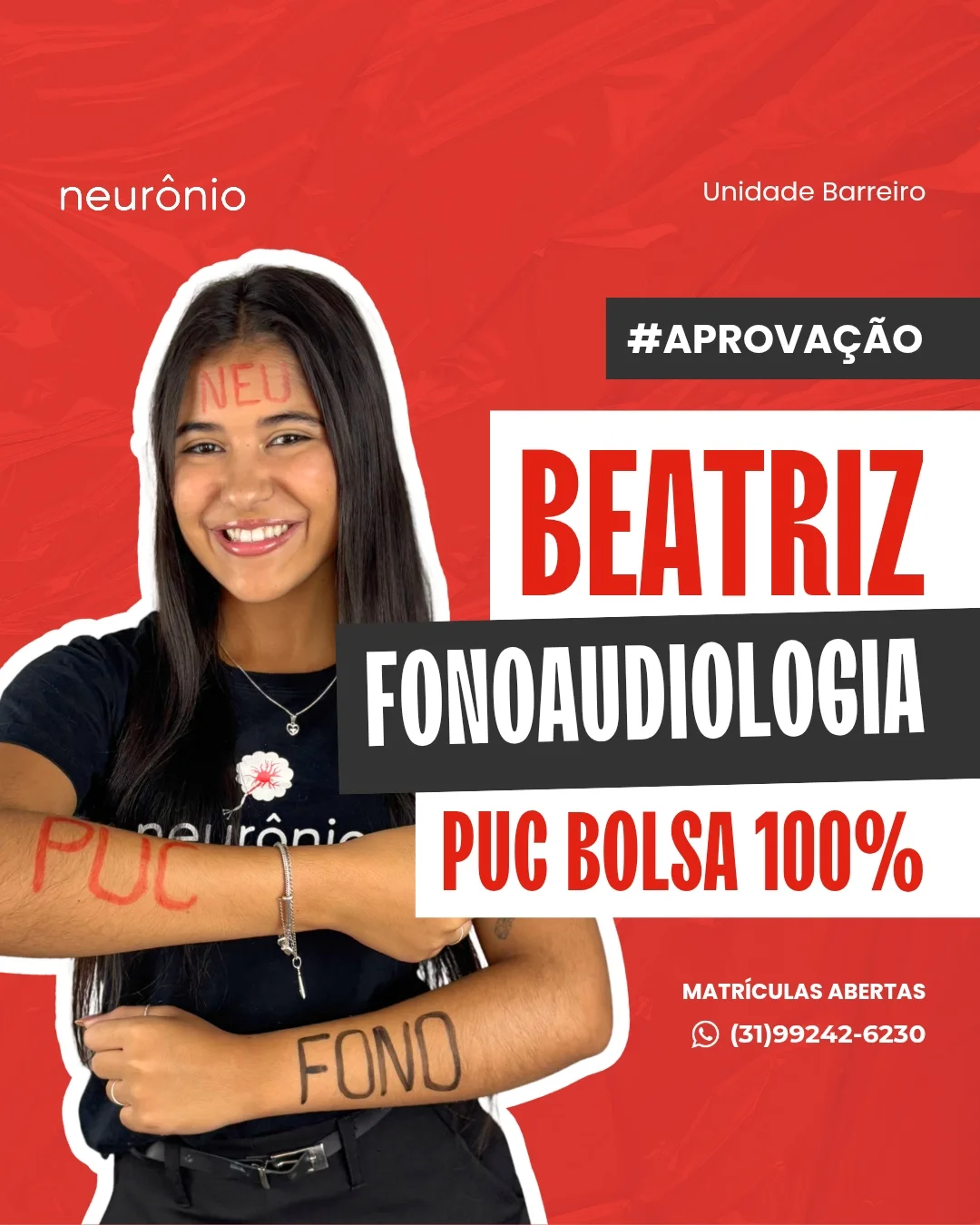 A BIA AGORA FAZ FONOAUDIOLOGIA! 😁Ver sua conquista hoje prova que todo o seu esforço valeu a p