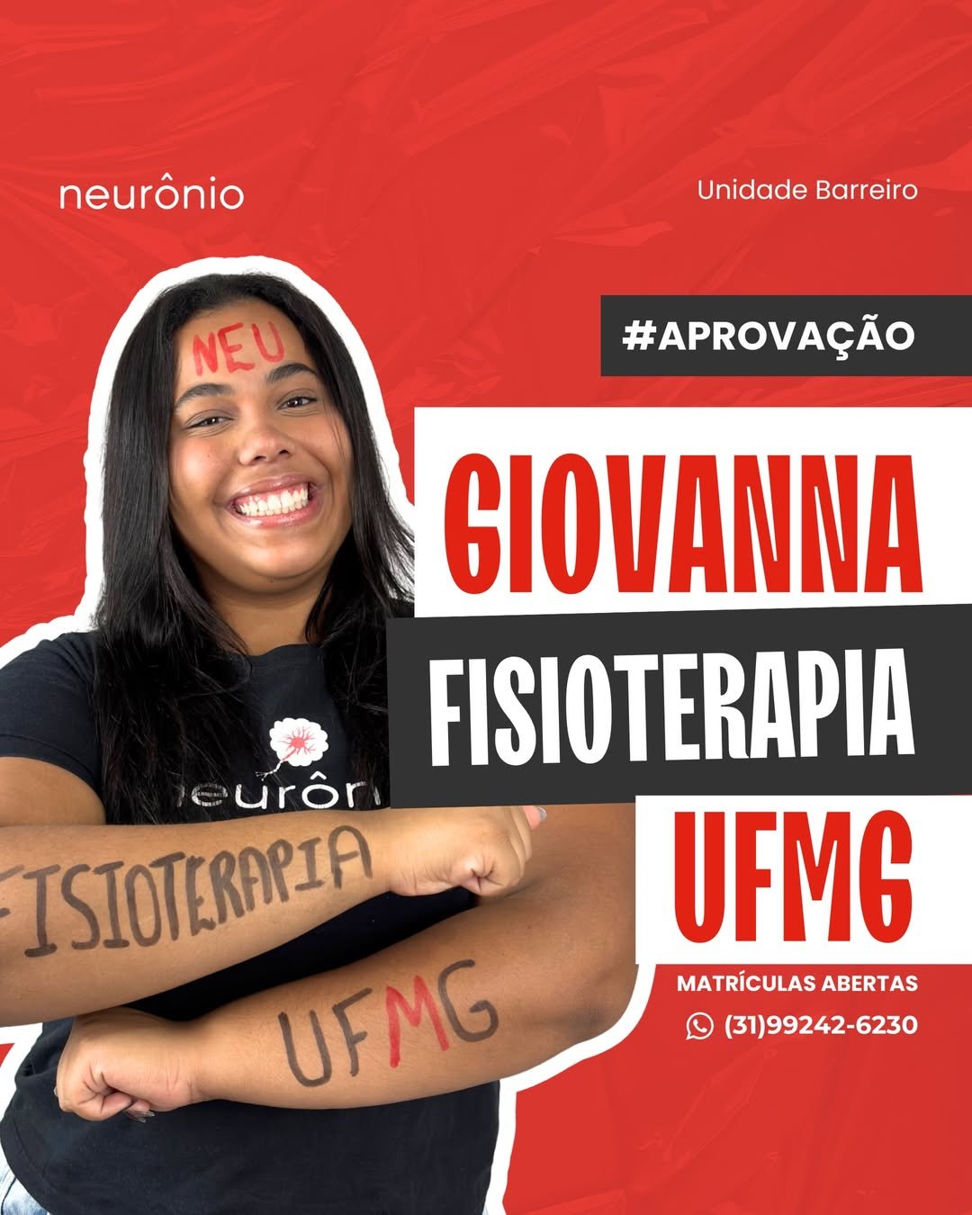 GIOVANNA É FISIO NA UFMG! 👩_⚕️Parabéns @giovanna._ps ! Nós sabemos o quanto você batalhou e se